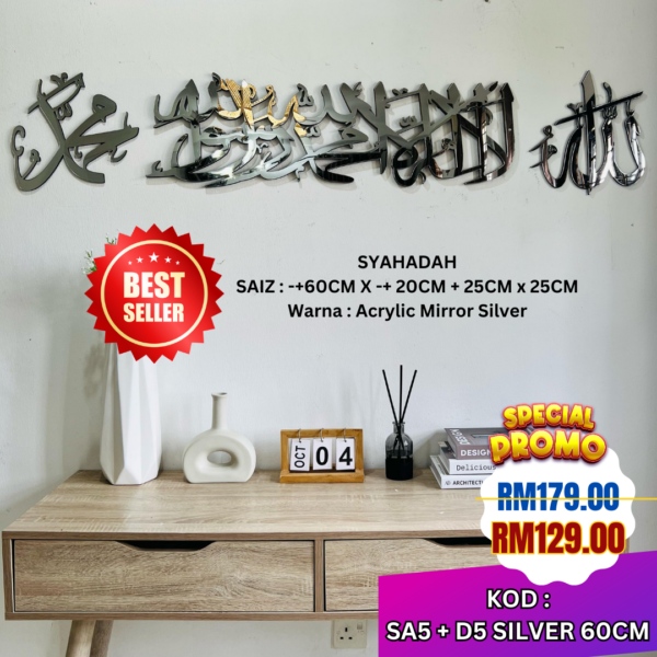 SA5 + D5 SILVER 60CM